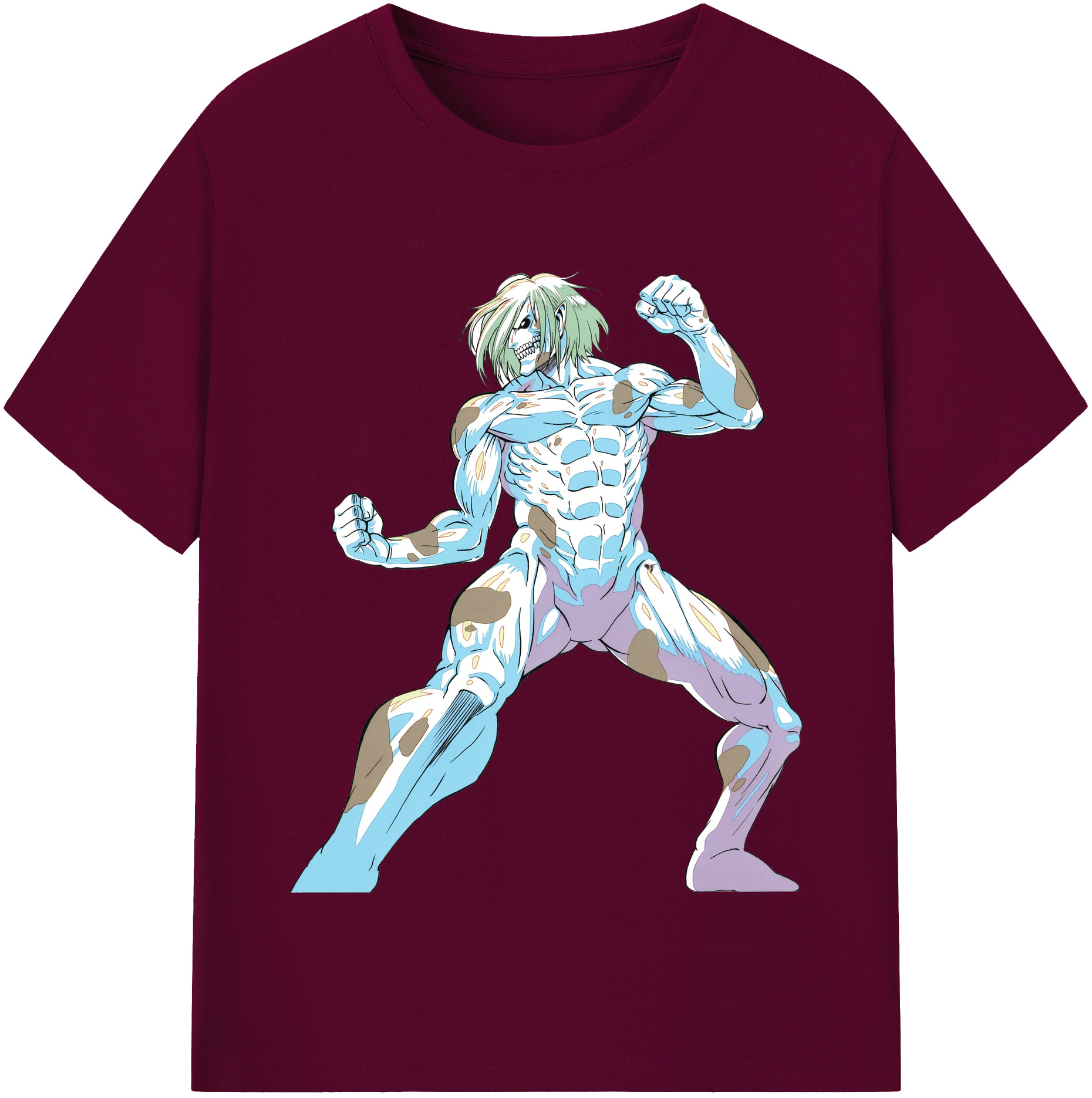 （画像用） 進撃の巨人 Attack on Titan レディースカジュアルプリントTシャツ（綿100％）